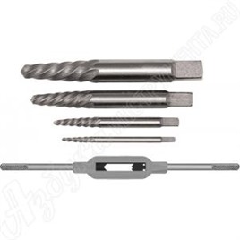 Набор экстракторов двусторонних Профи сталь S2 4 шт FIT 36452