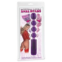 Pipedream Waterproof Flexible Anal Beads, фиолетовый
Анальный вибратор