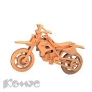 Сборная модель деревянная Внедорожный мотоцикл Р022