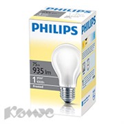 Электрич.лампа Philips стандартная/матовая 75W E27 FR/A55 (10/120)
