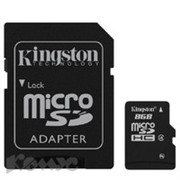 Карта памяти Kingston microSDHC 8GB Class4(SDC4/8GB)