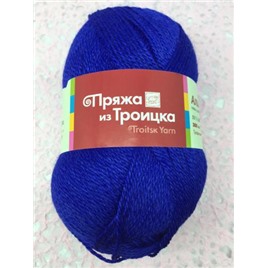 Пряжа "Алиса". Длина нити: 300м. В упак 100гр. Цвет: № 0170 (василек)