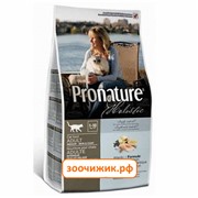 Сухой корм Pronature Holistic для собак (для кожи и шерсти) лосось с рисом (340 гр)