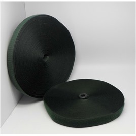 Лента контакт пришивная 25мм зеленая