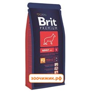 Сухой корм Brit Premium Dog Adult L для собак (для крупных пород от 1 года до 7 лет) 18 кг.