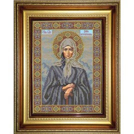 Вышивка бисером  "КСЕНИЯ ПЕТЕРБУРГСКАЯ" 22х 30см арт.И043
