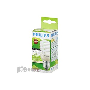 Электрич.лампа Philips CLL Tornado mini T2 12W 827 E27 теплый белый