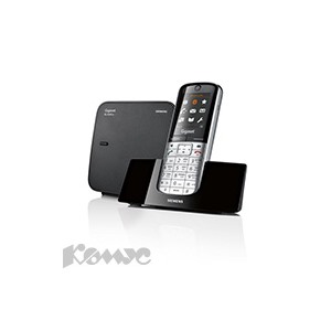 Телефон Gigaset SL400 металл/чёрный,бол.ЖК цвет.дисплей,календарь