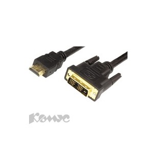 Кабель REXANT /17-6304/ HDMI вилка - DVI-D вилка 2м