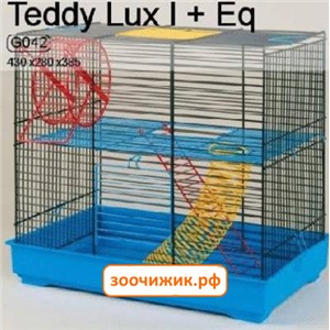 Клетка Inter-Zoo 042 "Teddy lux I"+ Пружина (43*28*38,5) для грызунов