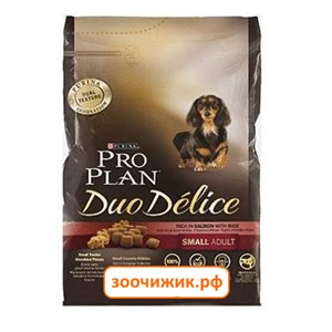 Сухой корм Pro Plan Duo Delice лосось+рис (для взрослых мелких пород) для собак 700гр