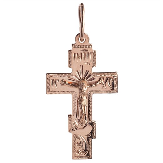 Крест золотой № 130-090-32, золото 585°