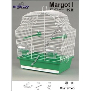 INTER-ZOO Клетка Маргот 1 430х250х470 (оцинковка)