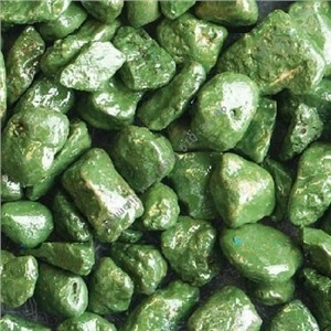 Аквагрунт цветной зеленый 2 кг фракция 5-10 мм