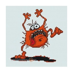 Набор ДТ Вышивка крестиком ВК0028 Чудик