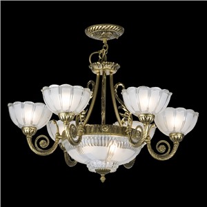 				Linvel LV 8058/6+3 E27 черное золото Люстра