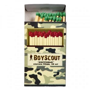  Boyscout Спички BOYSCOUT Костровые 90мм (30шт) 61029