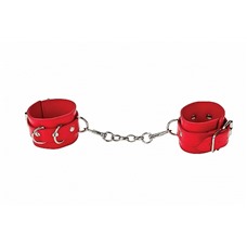 Наручники Leather Cuffs Red SH-OU048RED