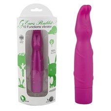 Вибростимулятор рельефный фиолетовый 10 Function vibrator G ears Rabbit 82003-purpleHW