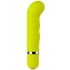 Зелёный мини-вибратор для G-массажа NEON PASSION VIBE GREEN - 11,4 см.