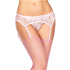 Кружевной комплект Leg Avenue: пояс и трусики-стринги
