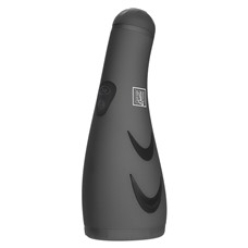 Серый мастурбатор с вибрацией APOLLO HYDRO POWER STROKER