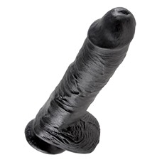 Фаллоимитатор реалистик с мошонкой на присоске PipeDream King Cock, 26.7 см