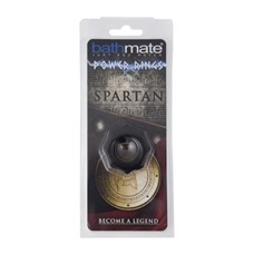 Чёрное эрекционное кольцо Spartan