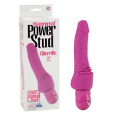 Вибромассажер Power Stud Cliterrific Dongs - 17,3 см.