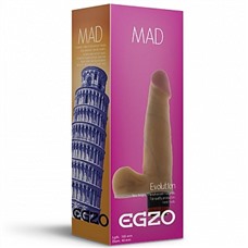 Вибратор-реалистик Egzo Tower 18 см.