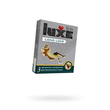 Презервативы Luxe Big Box Long Love - 1 блок (24 уп. по 3 шт. в каждой)