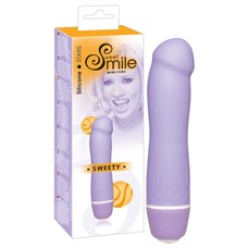 Сиреневый мини-вибратор Mini Sweety - 12,4 см.