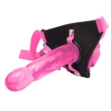 Страпон Climax® Strap-on Ice Dong & Harness set от Topco Sales, 19 см