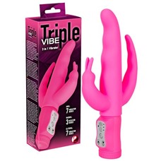 Вибратор многофункциональный Triple Vibe, 23 см