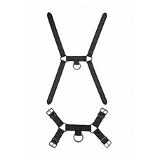 Портупея Ouch! Skulls and Bones Black SH-OU305BLK