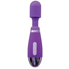 Фиолетовый вибратор O-Wand - 17,5 см.