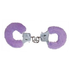 Наручники с мехом Furry Fun Cuffs Purple 9502TJ