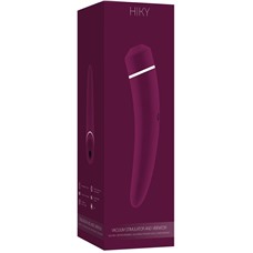 Фиолетовый вакуумный клиторальный вибромассажер Personal vibrator HIKY