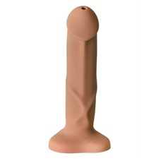 Телесный фаллоимитатор с функцией семяизвержения Pop Dildo - 17,9 см.