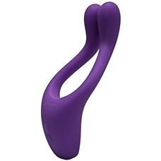 Фиолетовый вибромассажер для пар TRYST Multi Erogenous Zone Massager