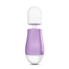 Фиолетовый жезловый мини-вибратор Noje W2 Wisteria