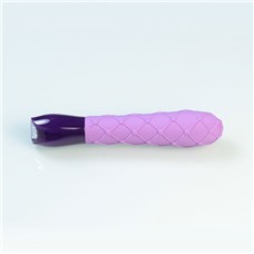 Шикарный сиреневый вибромассажер Ceres Lace Texture - Lavender