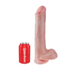 Фаллоимитатор на присоске гигант King Cock 13 Cock with Balls, 35.5 см