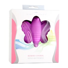 Розовая силиконовая бабочка Venus Butterfly с радиоуправлением