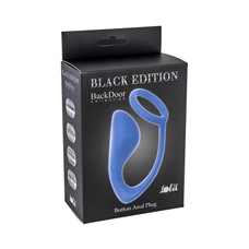 Анальный стимулятор с кольцом на пенис Button Anal Plug, 10 см.