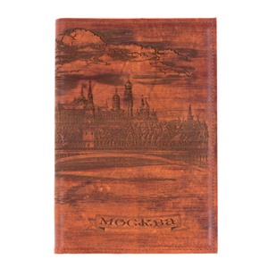 Ежедневник большой Москва в кож.облож. недатир. 