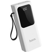 Аккумулятор внешний Hoco J41 белый 10000 mAh, 2xUSB/micro/USB-C/8-pin