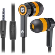 Гарнитура Defender Pulse 420 черная+оранжевая вставка