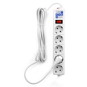 Сетевой фильтр Power Cube SPG-B-15 White 5 розеток 5 метров 10A, 2.2 кВт
