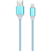Кабель SmartBuy (iK-512ss blue) Apple 8-pin Led индикация 1 м